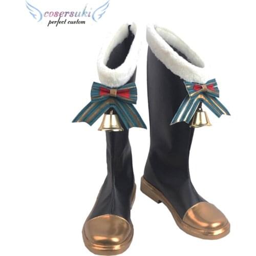 LOVELIVE School Idol Project Otonokizaka Academy Hoshizora Rin Cosplay Shoes Boots Custom Made for Halloween Christmas Carnival