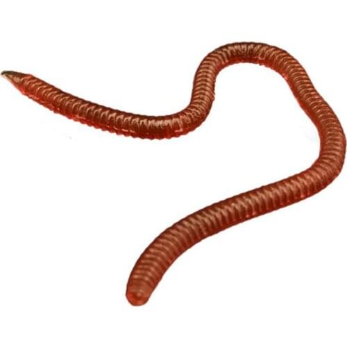 Reusable Artificial Sea Earthworm Shaped Fishing Lures Silicone Lifelike Multi Joint Flexible Soft Bait Fishing Tools
