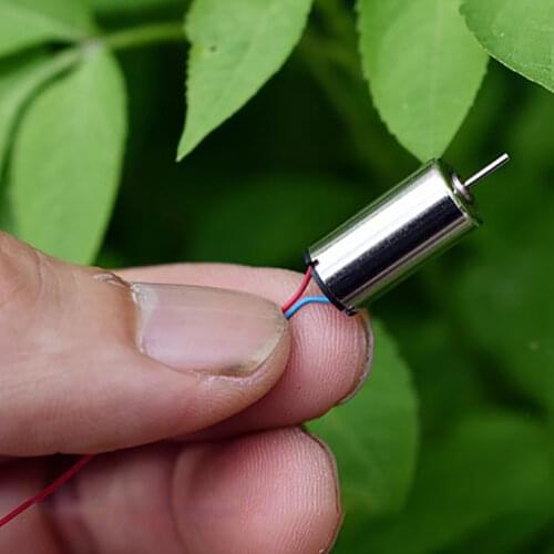 Double Ring Coreless Motor 816 Hollow Cup Motor DC3.7V 48000 rpm High Speed High Torque for Aircraft Model Shaft Diameter 0.8mm