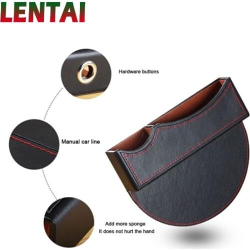 LENTAI For Skoda octavia a7 a5 2 rapid fabia superb Mazda 3 6 cx-5 Fiat 500 punto 1PC Auto Car Seat Gap Box Armrest Organizer