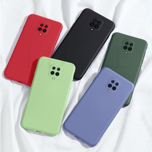 Xiaomi Poco F2 Pro X3 NFC Redmi Note 9 9S 8 7 Pro Max Camera Protective Case Candy Soft Liquid Silicone Case