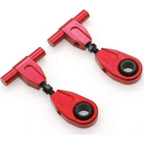 2Pcs Metal Front Upper Suspension Arms Swing Arm for Tamiya TT-02 TT02 TT02T 1/10 RC Car Upgrade Parts