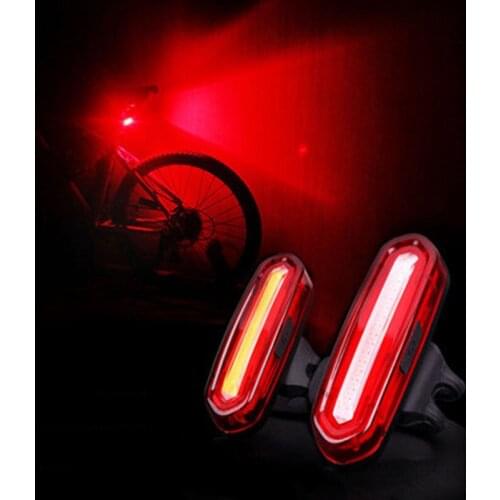 2021 Waterproof Rechargeable LED USB Mountain Bike Tail Light Taillight Safety Warning Bicycle Rear Light Bicycle Lamp HOT SALE