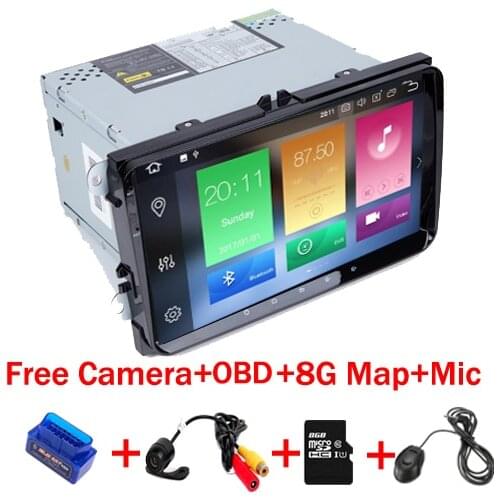 9" Touch Screen Android 8.1 car dvd player for Volkswagen Golf 5 6 Passat CC B6 B7 polo Seat Leon MK5 MK6 Wifi Radio Stereo
