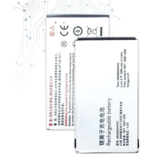 100% New Battery for PHILIPS X3560 X2300 X333 AB2000AWMC Xenium X501 X513 X523 X130 X623 Bateria Batteries