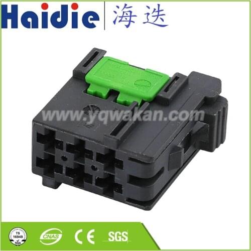 Free shipping 2sets 6pin auto cable unsealed connector electric wiring plug connector 1-965640-3 968271-1