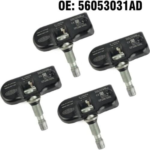 4 PCS Car TPMS Tire Pressure Monitoring Sensor 56053031AD for Chrysler 200 Sebring Dodge Grand Carava Charger