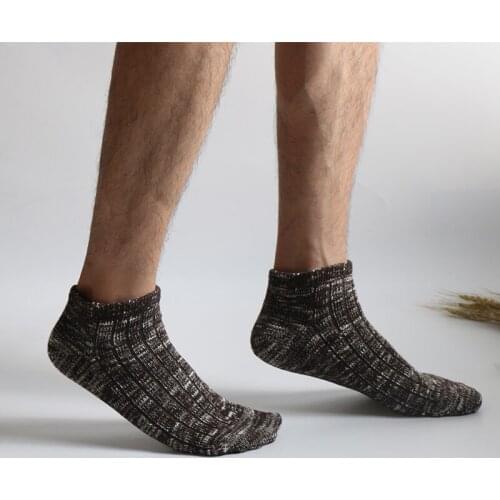 DONG AI New Mens Cotton Socks Casual Calcetines Hombre Thick Cotton Sock 84 Needle Loose Twist Male High Quality