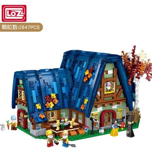 2847pcs LOZ Blocks Educational Toy Spirit Tree House Brinquedos Building Bricks Toy for Kids Gift Girls Christmas Present 1036