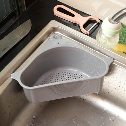 Kitchen Strong SuctionTriangle Rack Holder Drain Drainer Shelf Storage Sucker