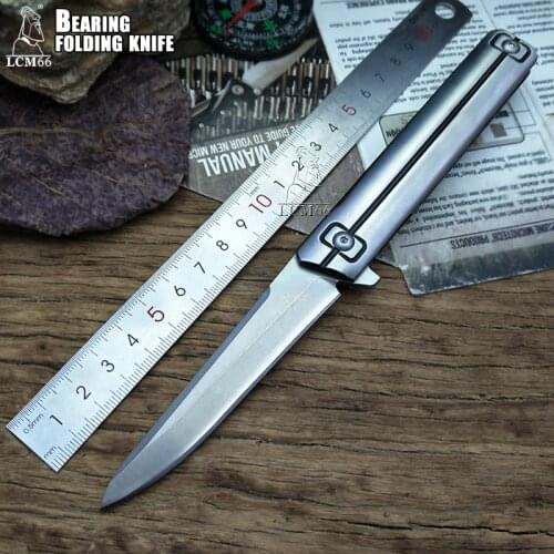 LCM66 Folding Knife tactical Survival Knives Hunting Camping High hardness military survival knife pocket Cold tool steel Sharp