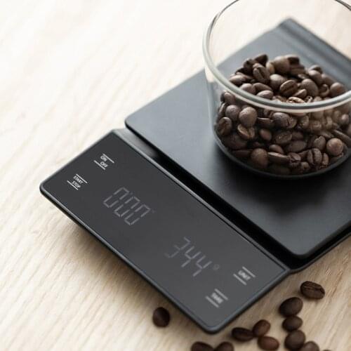 Portable Kitchen Food Scale LED Display High Precision With Timer Scale