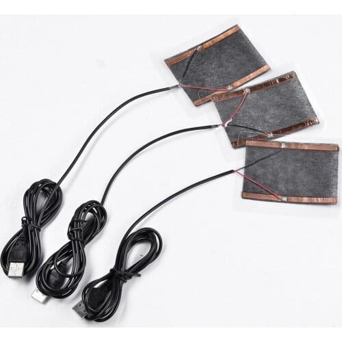 Portable USB Heating Heater Pad Massage For Warming Body Foot Winter Warm Plate For Mouse Pad Shoes Golves