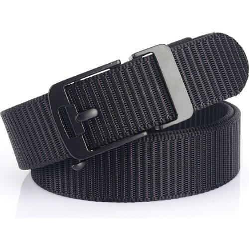 Tactical Belt Mens Belt Leisure Belt For Outdoor Fishing Camping Alloy Buckle Male Waistband Quick Release Nylon Elastic
