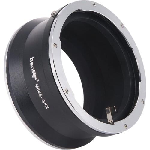 Haoge Manual Lens Mount Adapter for Mamiya 645 M645 mount Lens to Fujifilm Fuji GFX G mount Camera such as GFX 50s