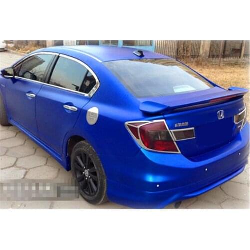For Honda Civic Spoiler 2012 2013 Rear Trunk Lid Car Spoiler Wing ABS Material Rear Wing Decoration Dedicated Accessories