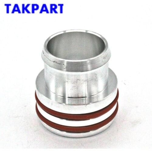 TAKPART For Porsche CAYENNE 2003-2006 4.5 V8 Engine Coolant Hose Adapter Slot 2 Seals 94810623000