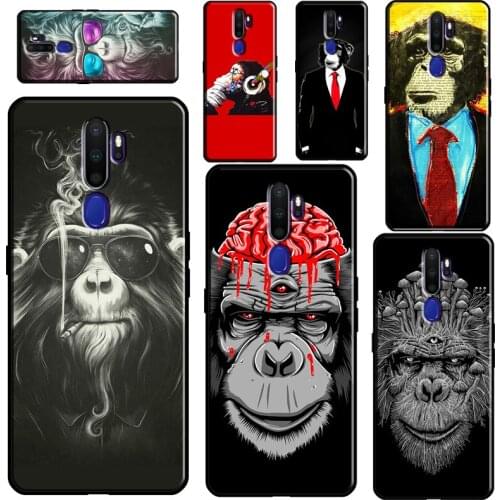 Amazing Monkey Chimpanzee For OPPO A31 A53 2020 A5 A9 A1K A15 A3S A5S A52 A72 A92 A83 A91 A93 Reno2 Z F5 F7 Case