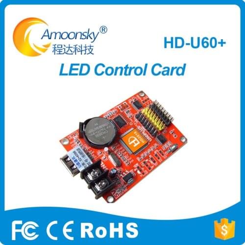 High Feedback Hd-U60+ Led Display Control Card For Taxi Led Display