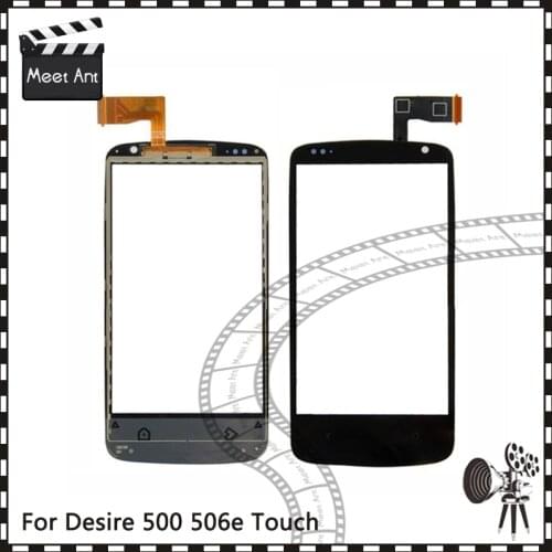 Replacement High Quality 4.3" For HTC Desire 500 506e Touch Screen Digitizer Sensor Outer Glass Lens Panel