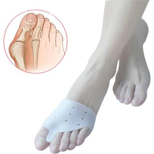 1 Pair Big Toe Separator Bunion Corrector Silicone Pain Relief Foot Care Tool