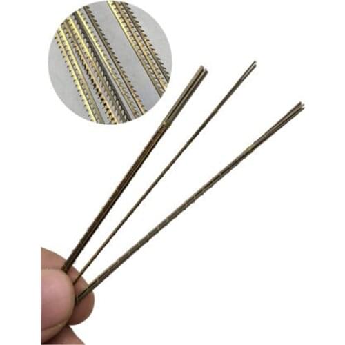 12pcs 130mm Length Scroll Saw Blades For Metal Jewelry Wood Cutting Jig Blades Woodworking Hand Craft Tools