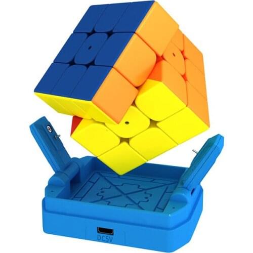 2021 MoYu Weilong AI Smart Cube 3x3 Magnetic Cube Speed Puzzle 3x3x3 Educational Toy magico cubo