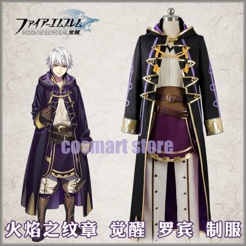 Anime Fire Emblem Awakening Avatar Mai Yunitto Robin Daraen Cosplay Costume Halloween Party Suit For Men Outfit New