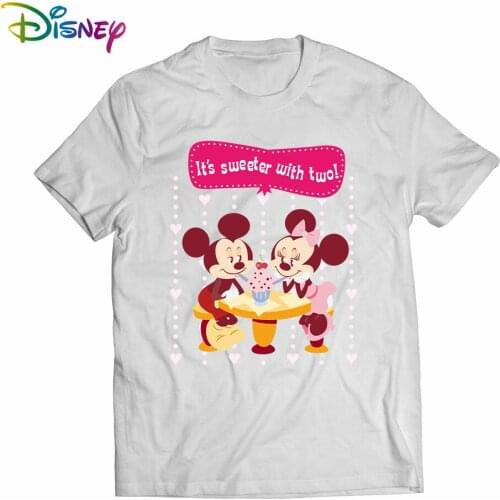 Disney Summer Mickey Mouse Women T-shirt Female Korean Loose Half Sleeve Summer Priming Coat Women Tshirt Womens Clothing