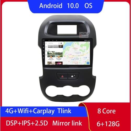 For Ford F250 Ranger F-250 Super Duty Extended Cab Pickup 2011 2012 2013 2014 Android Auto Autoradio Carplay Car Radio 1 Din Dab