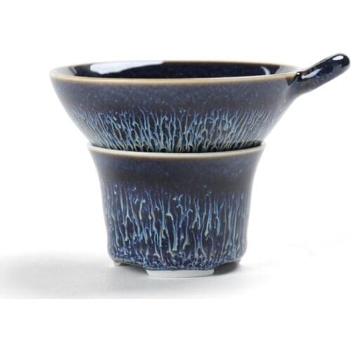 Handmade Coffee Filter Cup Creative Art Accessories Kong Fu Tea Set Funnel Home Kitchen Products Filtro Cafe Coffeeware EI50CF