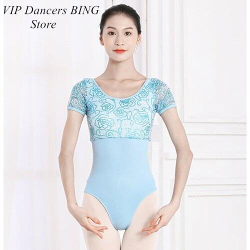 Fairy Gymnastics Leotard Adult Dancer Outfit Ballet Dance Bodysuit Ballerina Bodysuit Classical Dancewear Stage Costume JL2805
