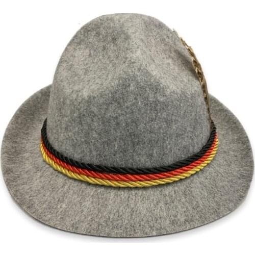 Carnival The Munich Oktoberfest Unisex Adult Hat Costume Germany Bavarian Bartender Cosplay Fancy Party