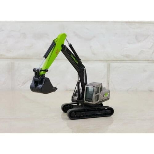 Collectible Alloy Toy Model 1:87 Scale ZOOMLION ZE210GLC Hydraulic Excavator Engineering Machinery DieCast Model For Decoration