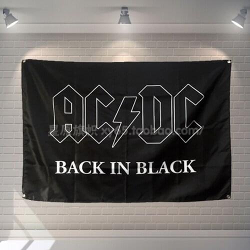 Metal Music Ad Rock Music Stickers Famous Band Flag & Banner High-quality Canvas Painting Banquet Music Festival Party Decor