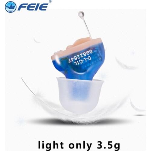 Mini CIC Hearing Aid Invisible Hearing Aids Sound Amplifier Adjustable Volume In the ear For the Elderly S-11A Drop Shipping