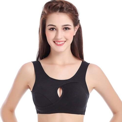 Fashion sexy girl bra seamless top chest vest bra double cup super push up bra sleep lingerie Casual bra