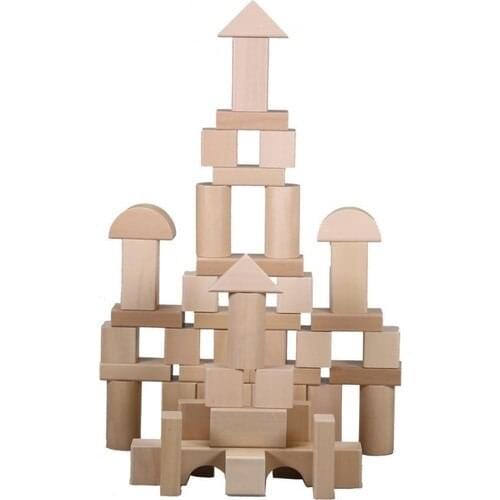 Oscar Naturel Wooden Blok 50 Piece