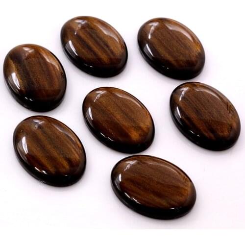 New Fashion 10pcs 18x25mm Amber Color Flat Back Resin Cabochons Cameo G7-07