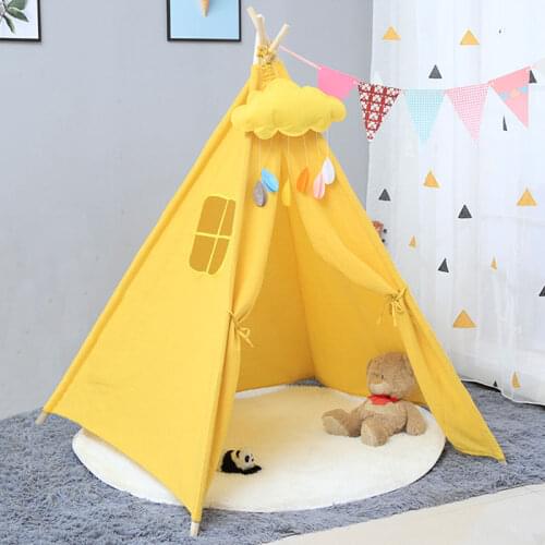 Childrens Tent Play Tent Portable Children Princess Pink Castle Toy Ball Pool Girls Playhouse Kids Small House Folding Teepee