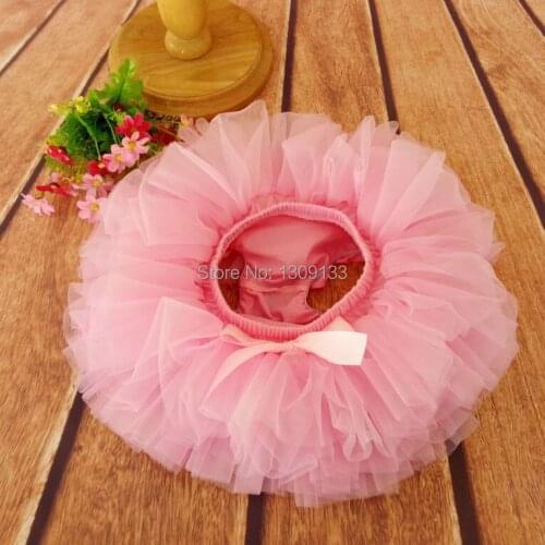 Baby girl candy color half-length tulle tutu skirt 7 colors solid color fashion ball gown Culottes Skirt