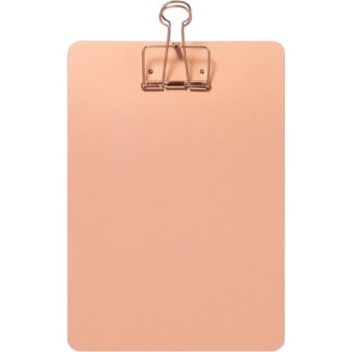 High quality Metal Clipboard Writing Pad File Folders Document Holder School Stationery Gifts