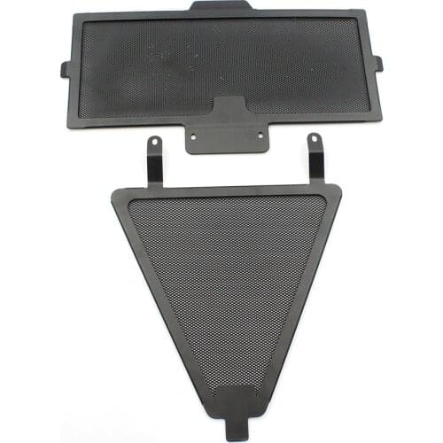 Aluminium Steel Radiator Grille Cover Oil Cooler Guard For Ducati 899 959 1199 1299 Motorcycle Black
