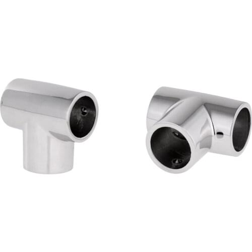 2X Pipe Clamp Handrail System - 25MM Fittings / Connectors - Stainless Steel