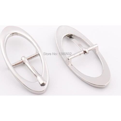 2pcs/lot 59mm oval shape metal top Grade pin buckle belt buckle for garment accessories