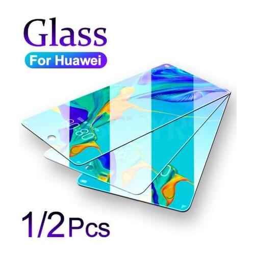 2pcs Tempered Glass for Huawei P30 P20 Lite Pro transparent Screen Protector for Honor 20 Lite Pro Hard 9H