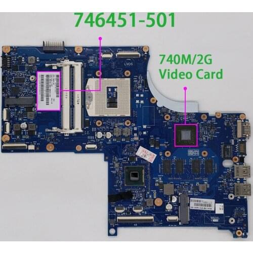 746451-501 746451-601 HM87 w 740M/2G Graphics for HP ENVY 17-J044CA 17-j117TX M7-J003XX 17T-J100 PC Motherboard Mainboard Tested