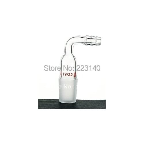 A922942 synthware,Adapter, Vacuum/Inlet gas,90 , Joint:29/42, Hose connection O.D.:10mm