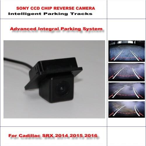 Auto Rear Reverse Camera For Cadillac SRX 2014 2015 2016 HD Parking Intelligentized Dynamic Guidance CAM