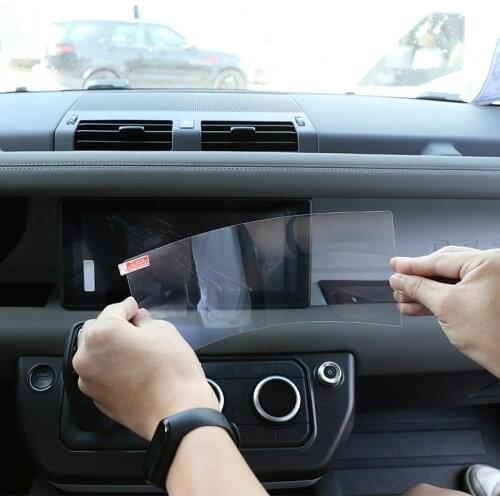 Car Accessories For Land Rover Defender110 130 2020 TemperedGlass Reinforcedglass Car GPS Screen Protector Protection Glass Film